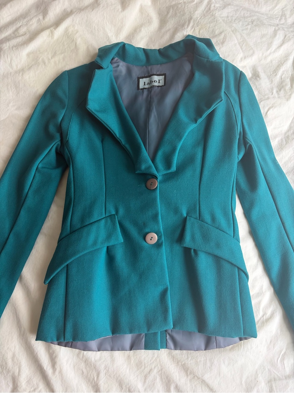 Teal Tailored Women's Blazer (Label Boutique Brand)